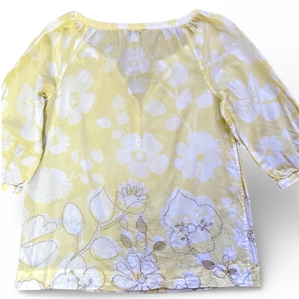CAbi yellow floral
